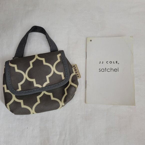 J.J. Cole Stone Arbor Satchel Diaper bag w/coin purse large tote storage - Picture 16 of 16